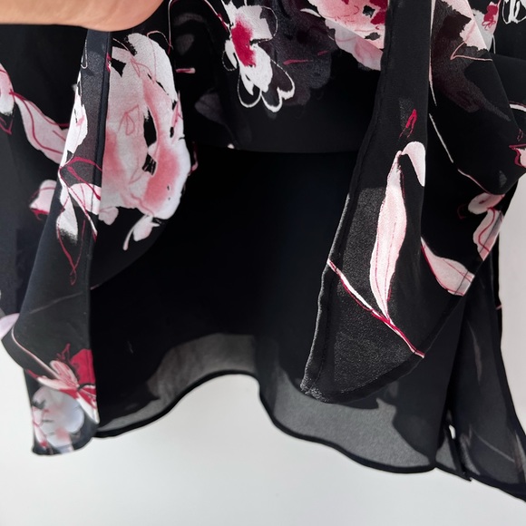 ✅ SALE Vintage Floral Cowl Neck Midi Dress -Wedding Guest - Picture 7 of 10